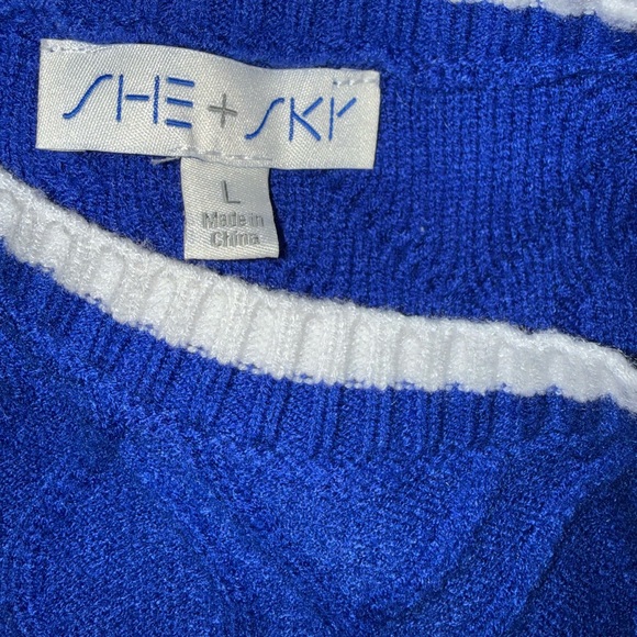 She + Sky Ruffled Sweater - Picture 7 of 7